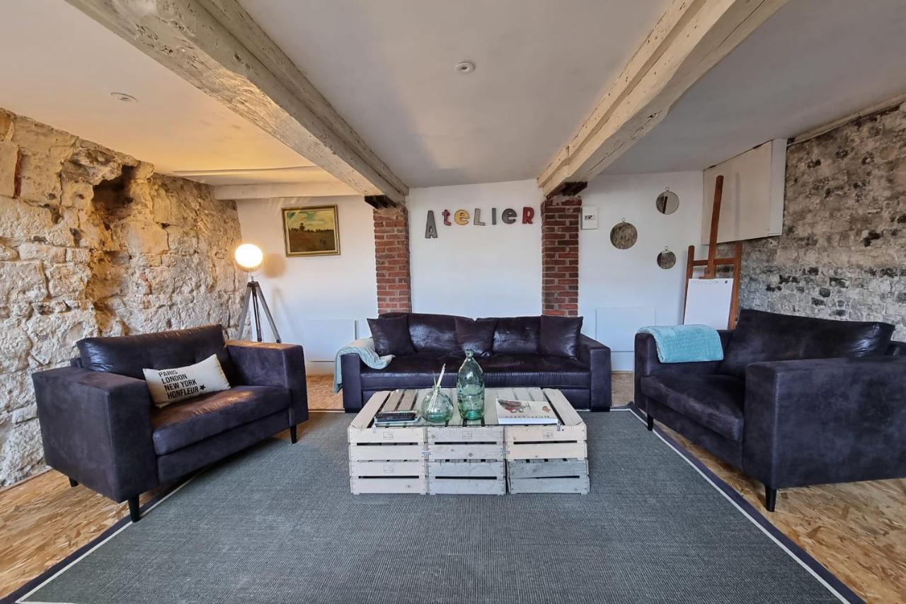 Willa Le Jardin D'Eugene - 4P House - Terrace - Historic Center Honfleur Zewnętrze zdjęcie